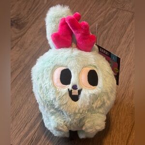 Bark Box Jack Jackalope Barking At Bigfoot Dog Plush Blue Sz Large Dog Toy NWT